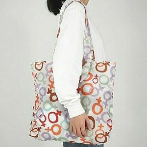 COPY - Ikea Reusable Shopping Bag Spejsig Multicolor Female Sign Bag Tote.
